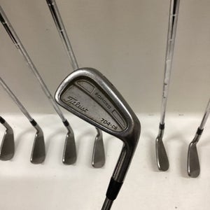 Used Titleist 704 CB 3I-9I Stiff Flex Steel Shaft Iron Sets 11725-S000460974