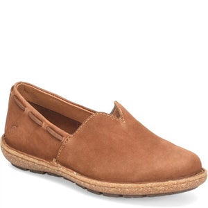 Born Naya BR0027816-230 Loafers Women's US 8.5 Brown Leather Casual Shoes P482