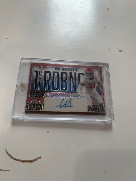 Will Anderson Junior Autographed Five Out Of Five