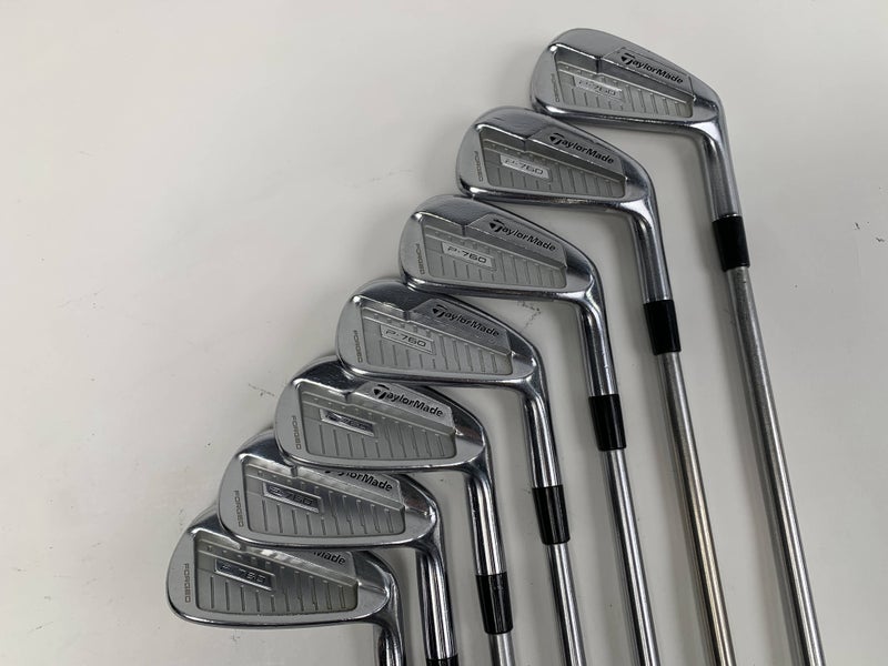 TaylorMade P760 2017 Iron Set 4-PW KBS Tour C-Taper Extra Stiff Steel Mens RH