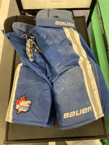 Blue Intermediate Medium Bauer Nexus Hockey Pants (Used)