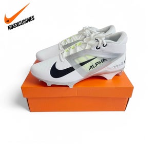 Nike Alpha menace pro 4 Elite Football Cleats FD7037-100 Men’s Size 10