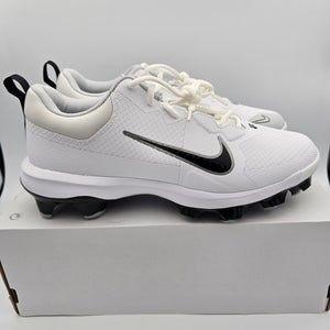 Nike Force Trout 9 MCS White Metallic Silver Baseball Cleats FZ0915-102 Men 9