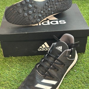 Black Men's Size M 14.0 Adidas Icon V Bounce Turf Shoes (Used)