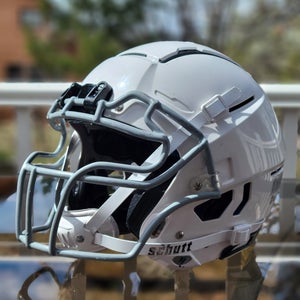 2023 Schutt F7 VTD LX1 White Football Helmet Size Large Youth