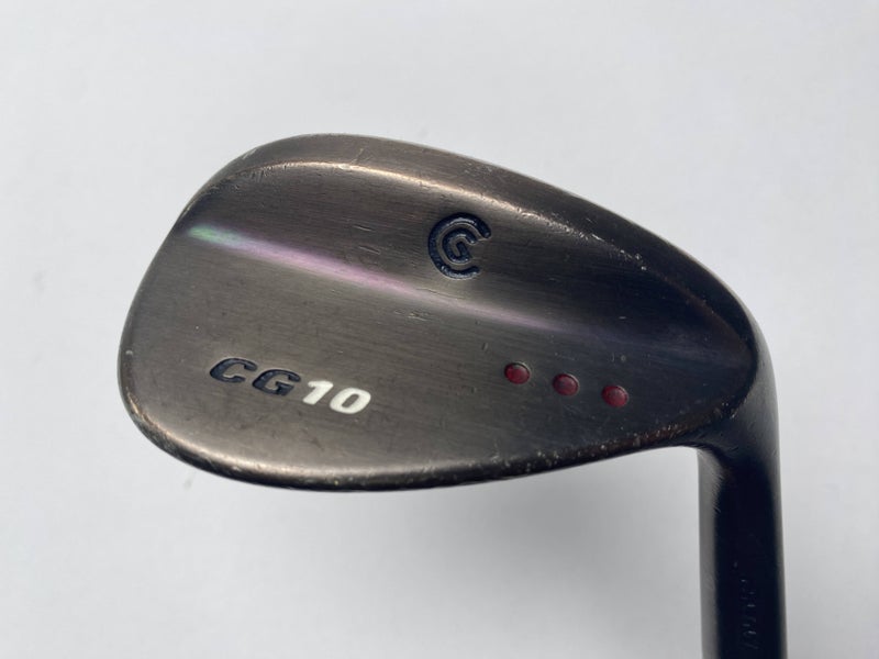 Cleveland CG10 Black Pearl 56* True Temper Dynamic Gold Wedge Steel Mens RH