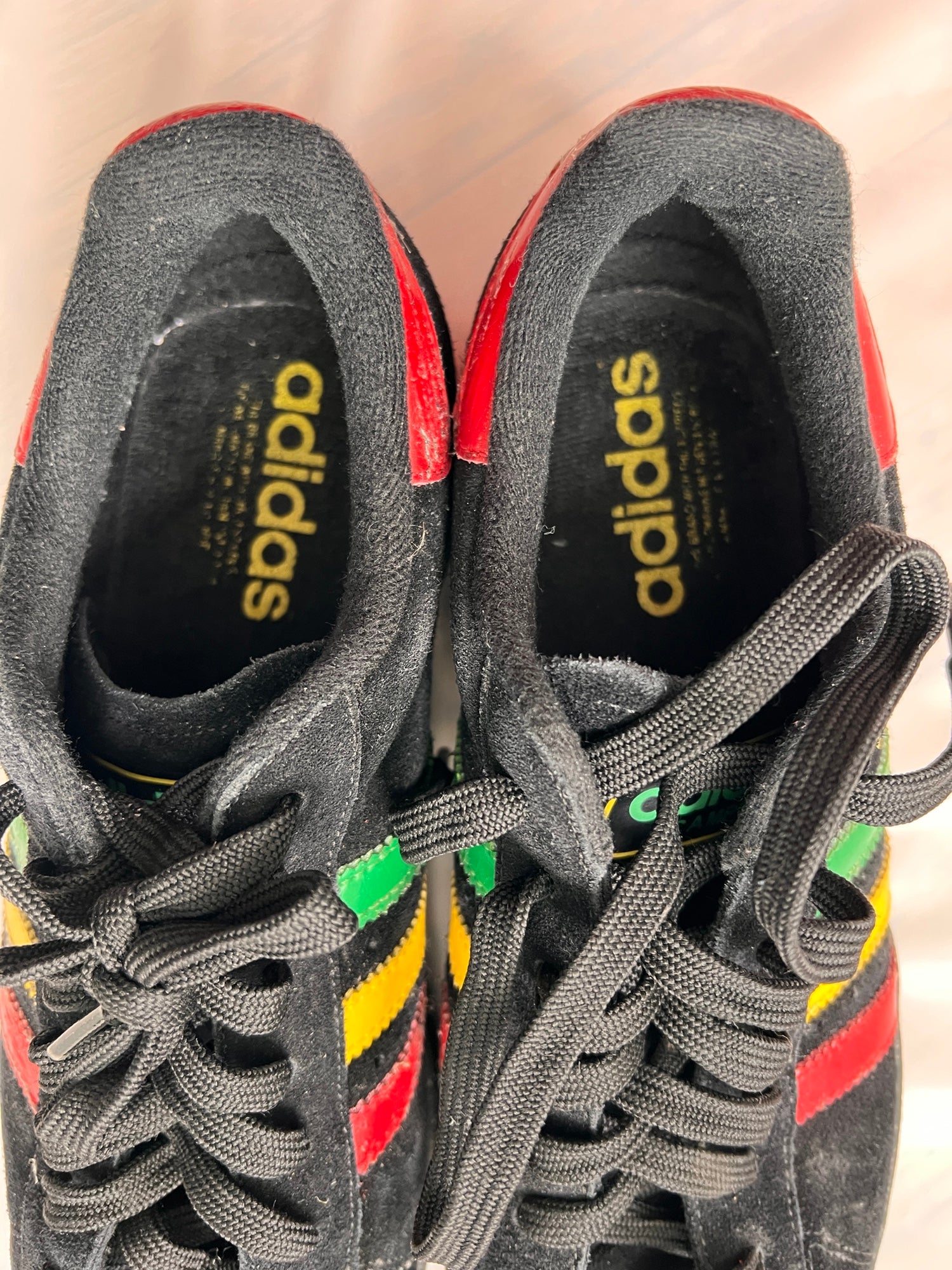 adidas shoes rasta colors