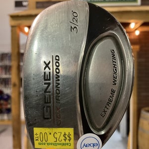 Preowned Nickent Golf Genex 3DX Ironwood 20 3 Hybrid Stiff Flex Graphite LEFTY
