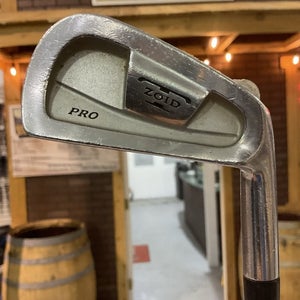 Preowned Mizuno Pro Zoid 4 Iron Golf Club Dynamic Gold S300 Stiff Flex Steel MRH