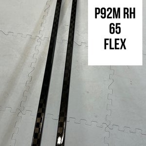Senior(2x)Right P92M 65 Flex 66” ProBlackStock™ Unbranded Blackouts Pro Stock Nexus Hockey Sticks