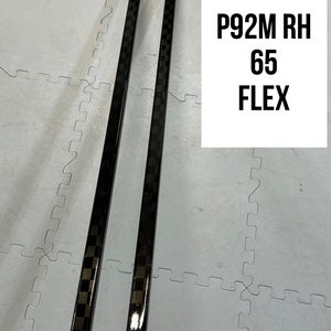 Senior(4x)Right P92M 65 Flex 63” PROBLACKSTOCK Pro Black Out Unbranded Pro Stock Nexus Hockey Sticks