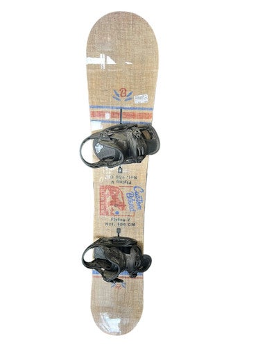 Used Burton FLYING V/ CARTEL CHANNEL BINDINGS Mens Board/Bindings Tan 156 cm 11617-S000322871