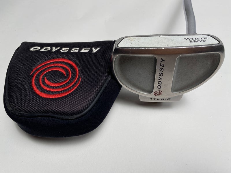 Odyssey White Hot 2-Ball Putter 34" Mens RH W/Head Cover