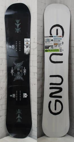 GNU Rider's Choice C2X Wide Men's Snowboard Size 158 cm Asym Twin New 2024