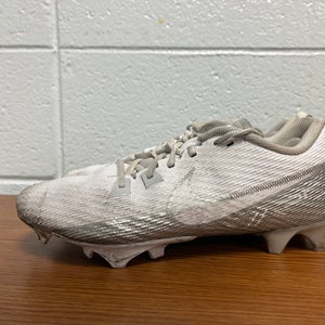 Nike Vapor Edge Speed 360 2 White Silver Football Cleats Men’s Sz 9.5