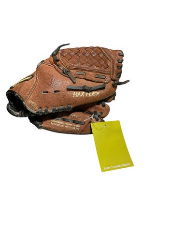 Used Mizuno POWER CLOSE BB/SB Glove RH Throw Brown 10" 11834-S000033988