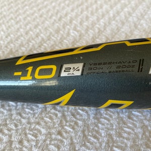 2022 Easton HAVOC USABat Certified Bat (-10) 20 oz 30" (Used)