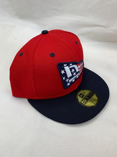 New Era 59Fifty 7 1/2 Flag Logo Patch Structured Fitted Hat