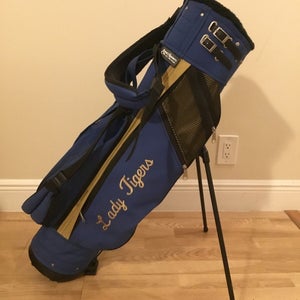 Jones Sports Co. Lady Tigers Stand Golf Bag with 3-way Dividers & Rain Cover