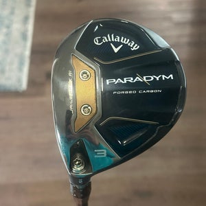 Men's 2023 Callaway Paradym Left Hand Fairway Wood Extra Stiff Flex 3 Wood (Used)