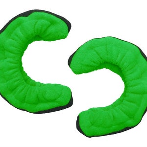 New A&R Ice Hockey Figure Skate TuffTerry Blade Covers Soakers Guards Neon Green