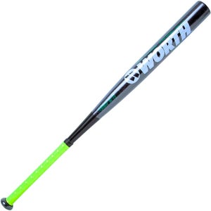 Worth Mayhem -3-26 One-Piece Alloy -8 Slowpitch Softball Bat, 34"/26 oz