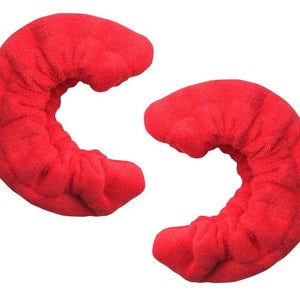 A&R Sports Ice Hockey / Figure Skate Terry Cloth Blade Cover Soaker Guards, Red