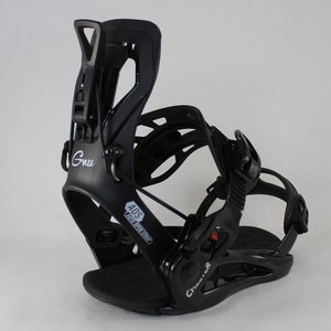 GNU Cheeter Snowboard Bindings, Small (US Men's 4-7), Black New 2025