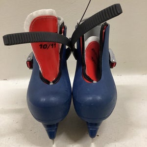 Used Bauer 10/11 HARD SHELL YTH SKATES Youth 10.5 Ice Hockey Skates 11725-S000471168