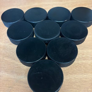 10 Brand New Hockey Pucks