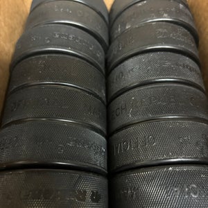 16 Brand New Hockey Pucks