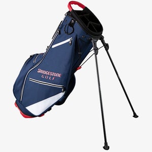 Bridgestone Lightweight Stand Bag (Navy, 5-way top) 2021 NEW