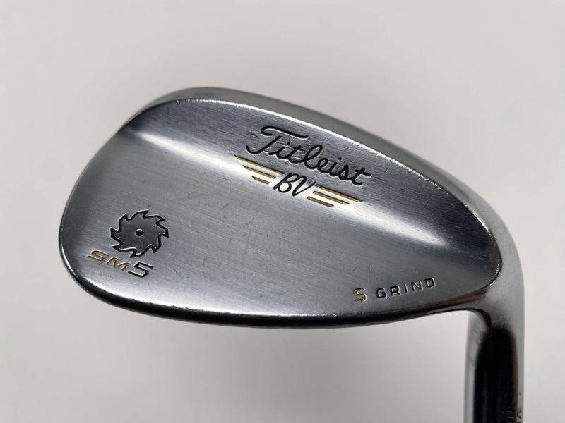 Titleist Vokey SM5 Tour Chrome Sand Wedge 56* 10 S-Grind Wedge Steel Mens RH