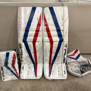 True Catalyst 9x3 Hockey Goalie Full Set