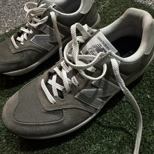 Gray Women's Size M 8.5 (W 9.5) New Balance Low Top Metal (Used)
