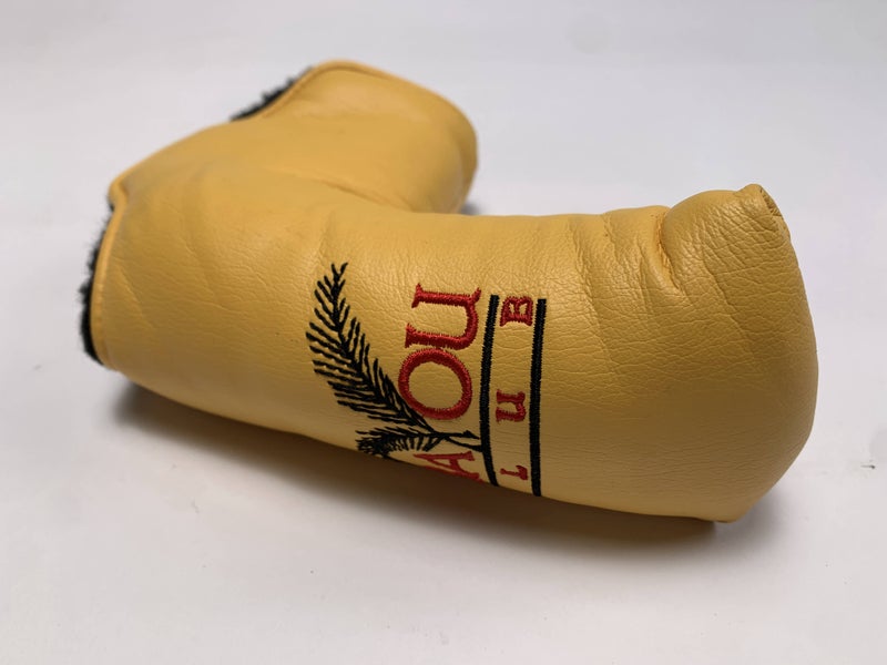 AM&E Bayou Club Yellow Blade Putter Head Cover