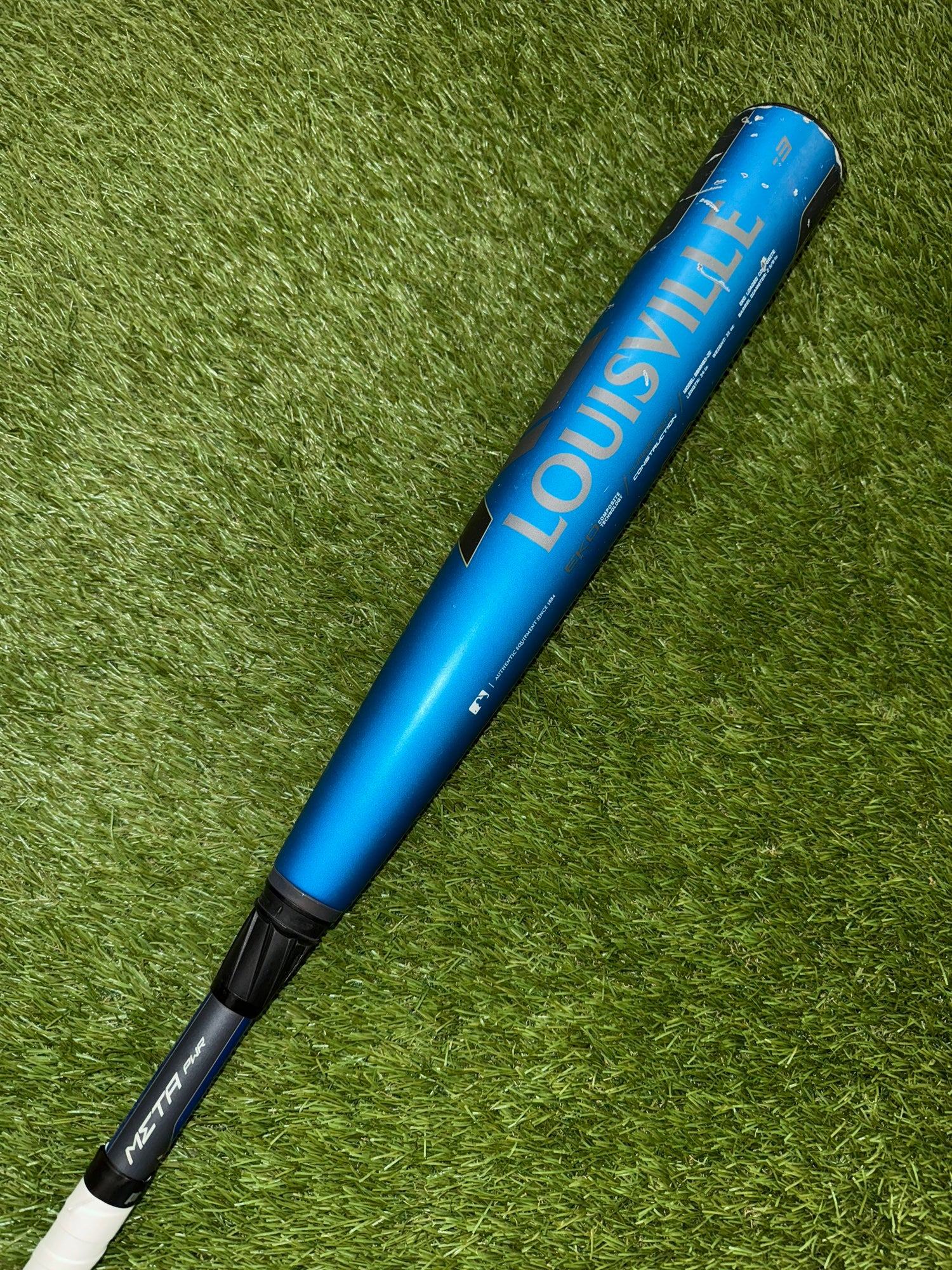 Batte Louisville Slugger Meta Pwr 2020 – BBCOR 34/31 (-3), Composite Bleu (occasion)