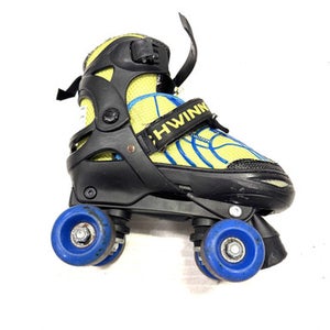 Used Schwinn QUAD 1-4 Junior Roller Quad Skates Black Adjustable 11860-S000289164