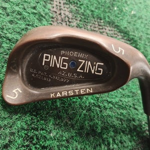 Ping Zing Blue Dot BECU Beryllium Individual 5 Iron JZ Steel Shaft Regular Flex