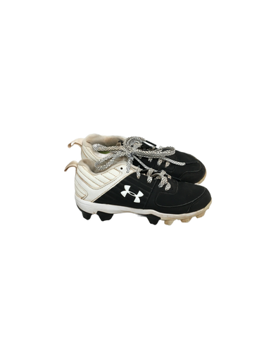 Used Under Armour Leadoff Yth 13 Black And White Baseball Cleats 11692-s000131092