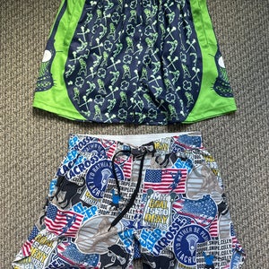 Mens Small ChalkTalk Sports Lacrosse Shorts
