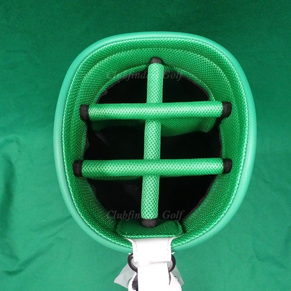 NEW Bridgestone Golf 2025 Spring Green/White/Gold Masters Staff Bag w/ Raincover