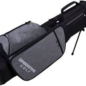 Bridgestone Sunday Bag (3-way top, Black) 2023 Carry Golf Bag NEW