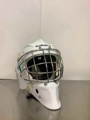 Bauer (Used) White Senior Goalie Mask