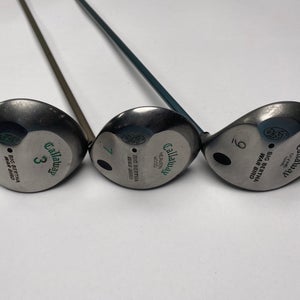 Callaway Big Bertha Warbird Wood Set 3 7 9 Ladies Gems Ladies Graphite Womens RH