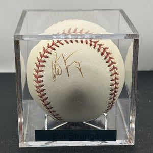 Pat Strange MLB Official Game League Baseball IP Autographed Signed Ball