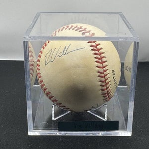 Ron Villone MLB Official Game League Baseball IP Autographed Signed Stained Ball