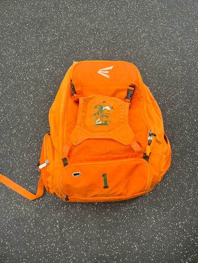 Used Easton BACK PACK BB/SB Player Backpack Orange 11162-C000426350