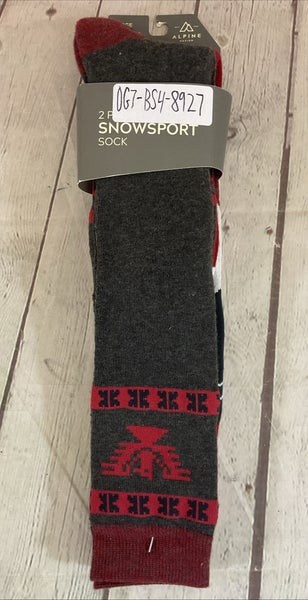 Alpine Design Microbe Protectant Snowsport Sock Multicolor Large 8-12.5