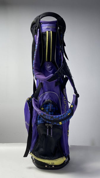 Sun Mountain Lightweight Stand Bag Purple 4-Way Divide Dual Strap Golf Bag